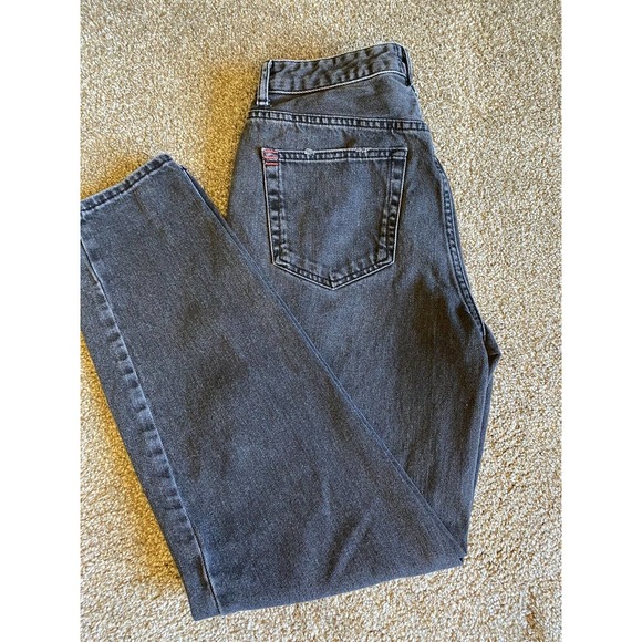 BDG Denim - BDG Urban Outfitters High Rise Mom Jeans Black Dark Wash Cotton Womens Sz 28 LR5